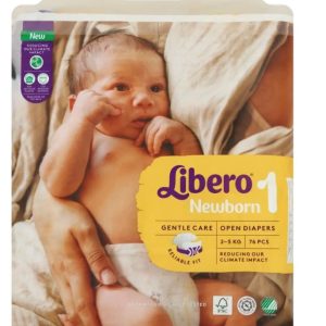 Libero Newborn 1 újszülött pelenka 2-5kg (76db)