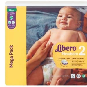 Libero Newborn 2 pelenka 3-6kg (104db)